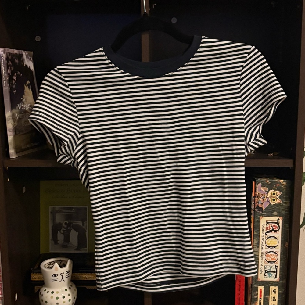 Uniqlo Mini T Shirt Striped Navy